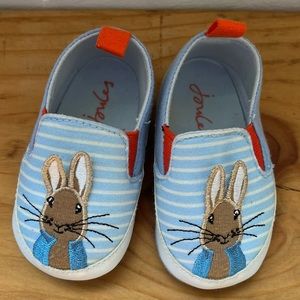 Joules baby shoes 6-12 months Peter Rabbit